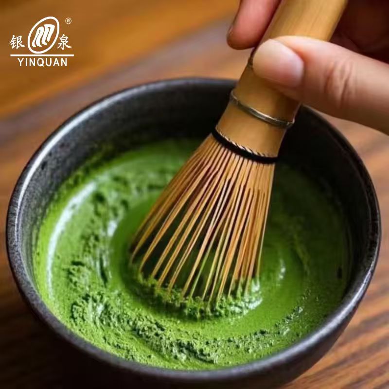 Matcha whisk in bowl