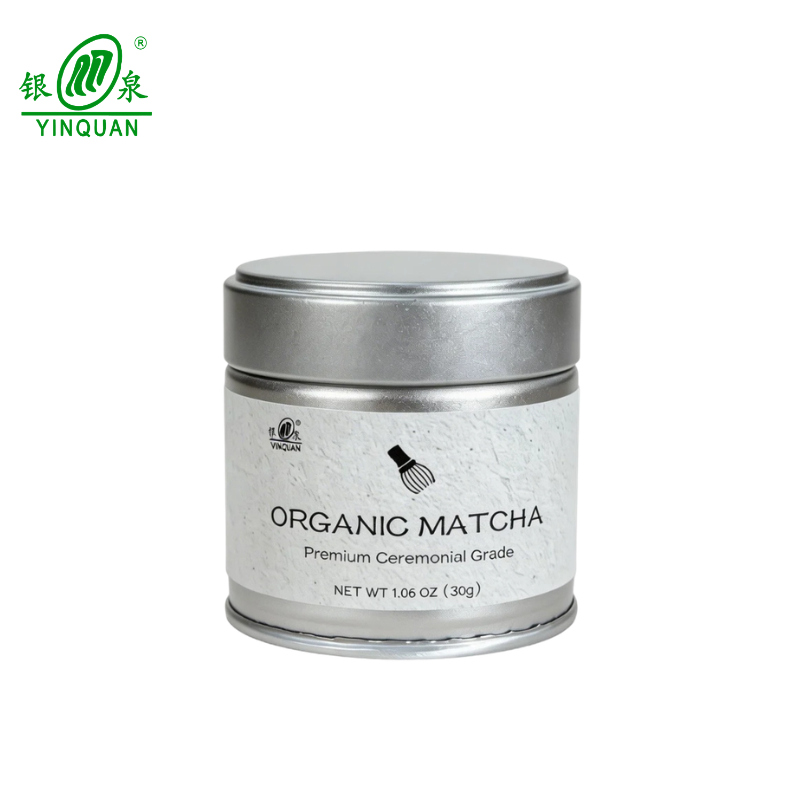 Organic matcha tin
